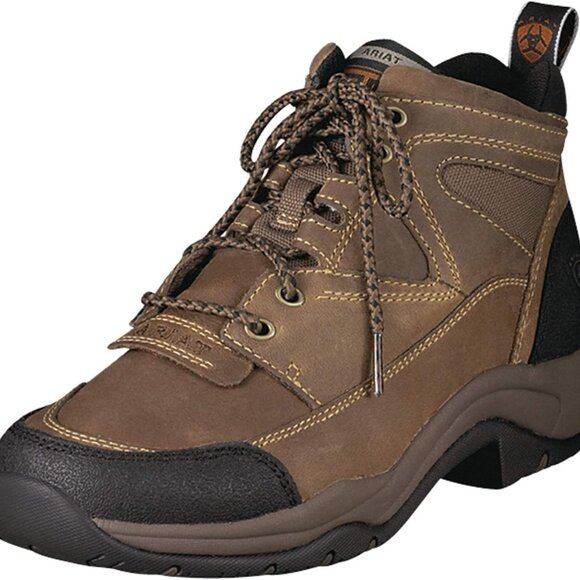 Women's Eco Leather Hiking Boots Size 9 Waterproof Durable Rubber Sole - Picture 2 of 2